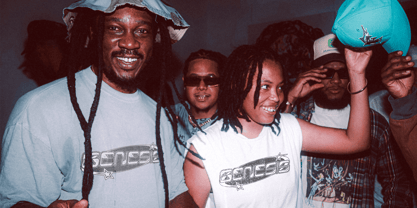 Aestero Stamp Font Poster 4