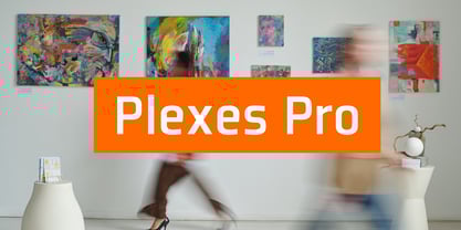 Plexes Pro Font Poster 1