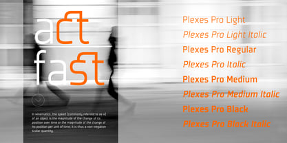 Plexes Pro Font Poster 4