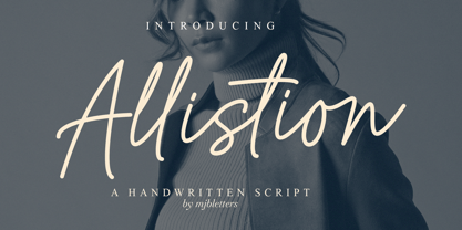 Allistion Font Poster 1