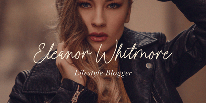 Allistion Font Poster 7