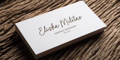 Allistion Font Poster 4