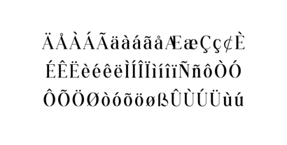 Moderna Serif Font Poster 6