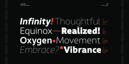 Apacible Font Poster 9