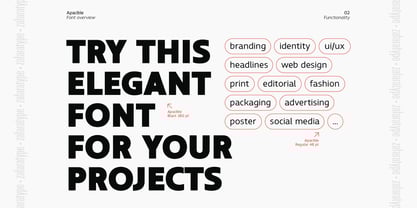 Apacible Font Poster 2