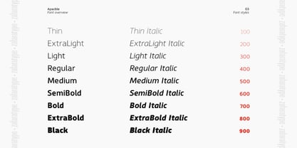 Apacible Font Poster 3