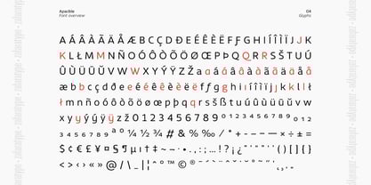 Apacible Font Poster 4