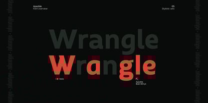 Apacible Font Poster 5