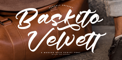 Baskito Velvett Font Poster 1