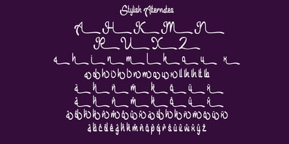 Almadira Font Poster 7