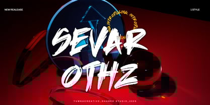 Sevarothz Font Poster 1