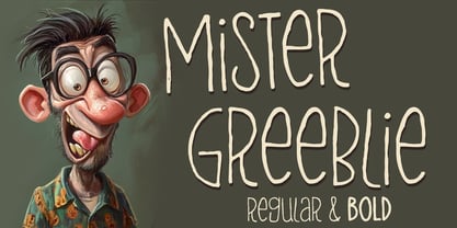 Mister Greeblie Font Poster 1