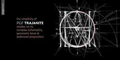 PGF Trajanite Font Poster 6