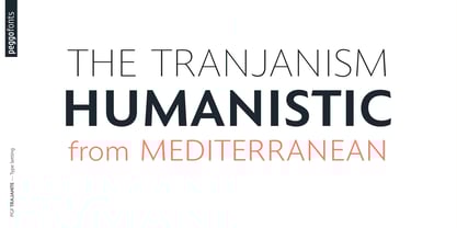 PGF Trajanite Font Poster 5