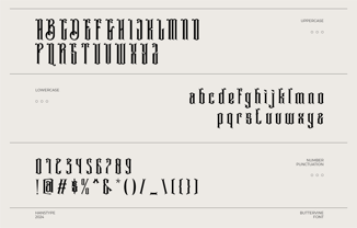 Buttervine Font Poster 3