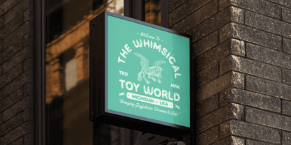 Agiven Stamp Font Poster 4