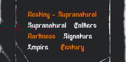 Curseyt Font Poster 12