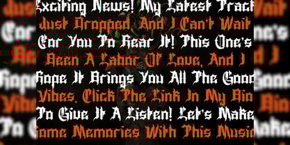 Curseyt Font Poster 8