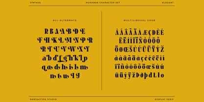 Romaben Font Poster 15