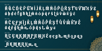 Mahabbah Font Poster 14