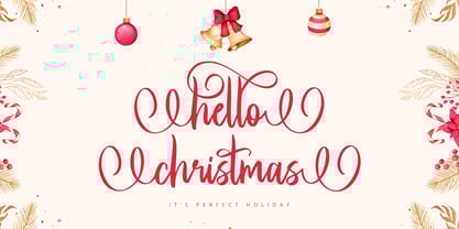 Christmas Greetings Font Poster 2