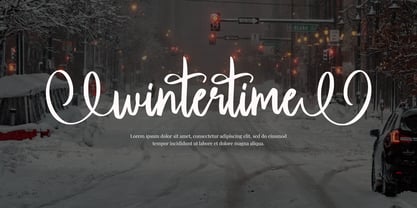 Christmas Greetings Font Poster 7