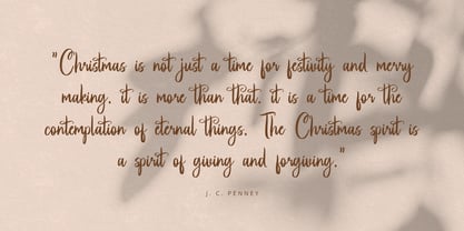 Christmas Greetings Font Poster 8