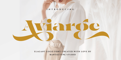 Aviarge Font Poster 1