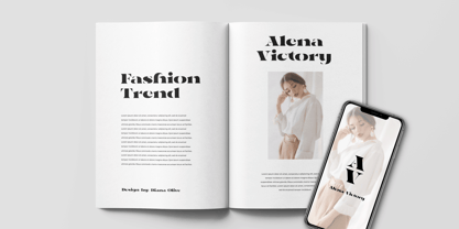 Aviarge Font Poster 10