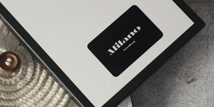 Aviarge Font Poster 3