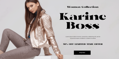 Aviarge Font Poster 5