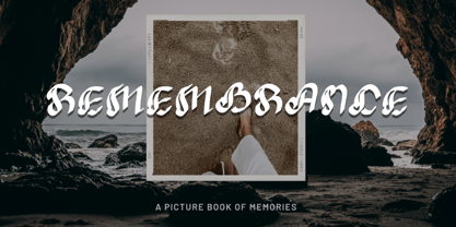 Black Faster Font Poster 3