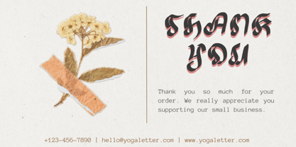 Black Faster Font Poster 2