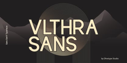 Vlthra Sans Font Poster 1