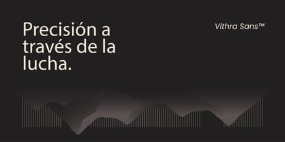 Vlthra Sans Font Poster 6