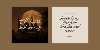 Bashirah Hikmah Font Poster 3