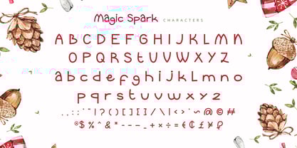 Magic Spark Font Poster 9