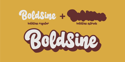 Boldsine Font Poster 3