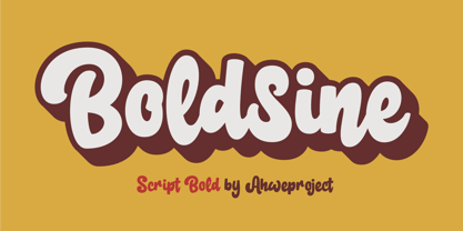Boldsine Font Poster 1