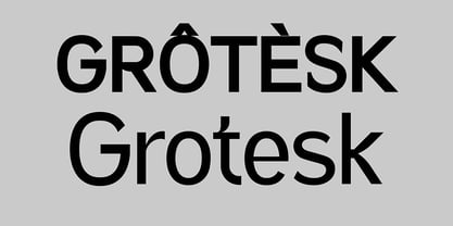 Bombard Grotesk Font Poster 9