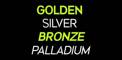 Bombard Grotesk Font Poster 12