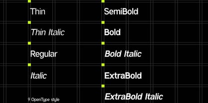 Bombard Grotesk Font Poster 8
