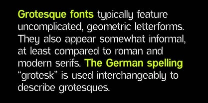 Bombard Grotesk Font Poster 2