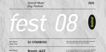 Bombard Grotesk Font Poster 6