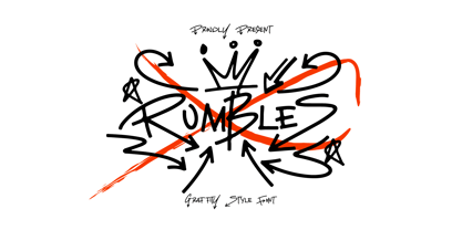 Rumbles Font Poster 1