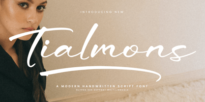 Tialmons Font Poster 1