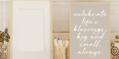 Tialmons Font Poster 9