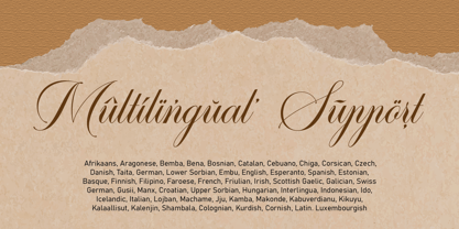 Gervia Font Duo Font Poster 15