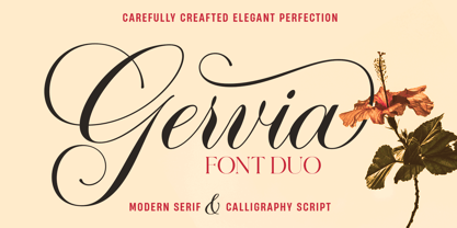 Gervia Font Duo Font Poster 1