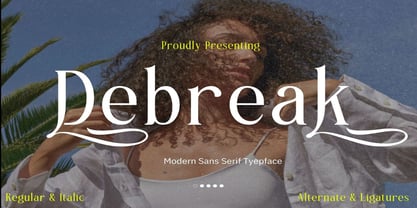 Debreak Font Poster 1